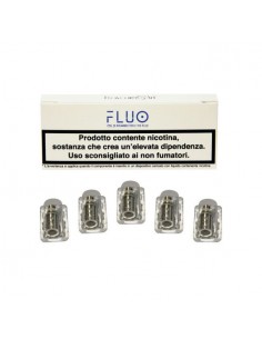 Resistenze Flavourart Fluo Head Coil per kit Pod Fluo Blended with Fedez - 5 Pezzi