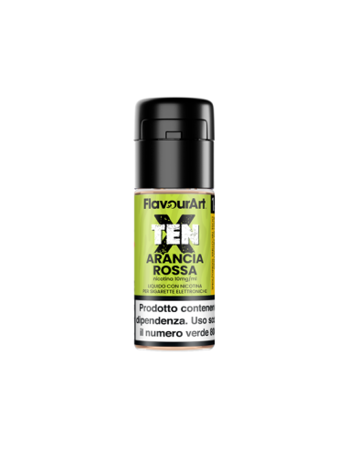Arancia Rossa TenX Nic Salts FlavourArt Liquido Pronto 10ml