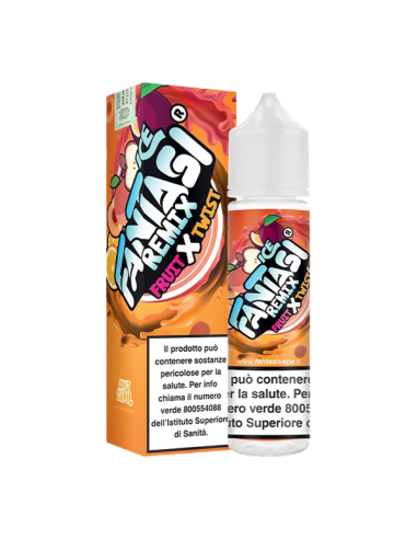 Fruit X Twist Ice Fantasi Vape Liquid Shot 20ml Orange Peach