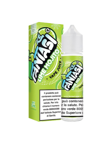 Lime Mojito Ice Fantasy Vape Liquid Shot 20ml Rum Lime Mint Ice