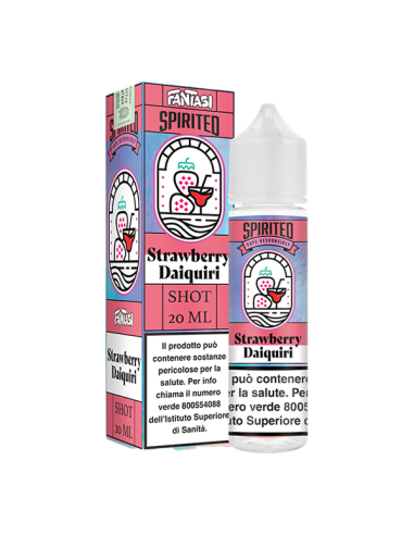 Strawberry Daiquiri Spirited Fantasi Vape Liquido Shot 20ml