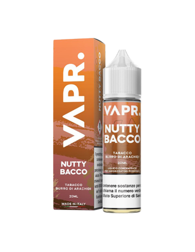 Nutty Bacco VAPR. Liquid Shot 25ml Peanut Butter Tobacco