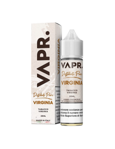 Virginia Pure Distilled VAPR. Liquid Shot 25ml Organic Tobacco