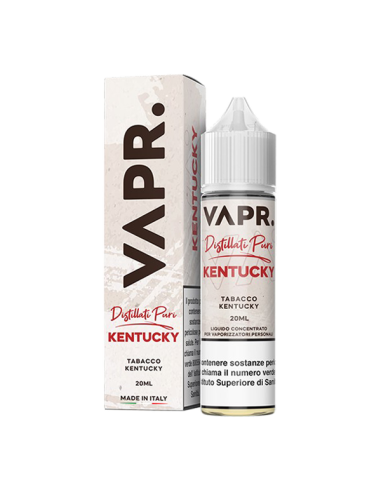 Kentucky Pure Distilled VAPR. Liquid Shot 20ml Organic Tobacco