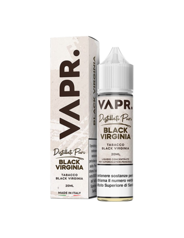 Black Virginia Distillati Puri VAPR. Liquido Shot 20ml