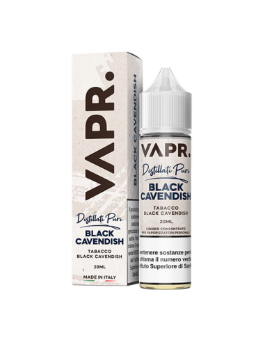 Black Cavendish Distillati Puri VAPR. Liquido Shot 20ml