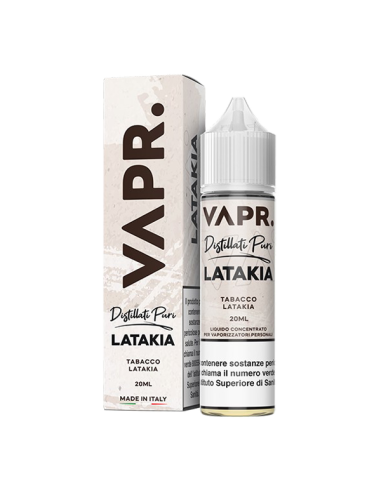 Latakia Distillati Puri VAPR. Liquido Shot 20ml