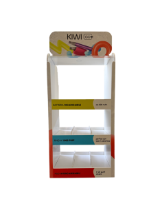 Espositore Kiwi Go+ Kit e Pod Usa e Getta front