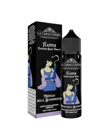 Mirtillo della Scandinavia Flapper Juice Tobacco La Tabaccheria Liquido Shot 20ml