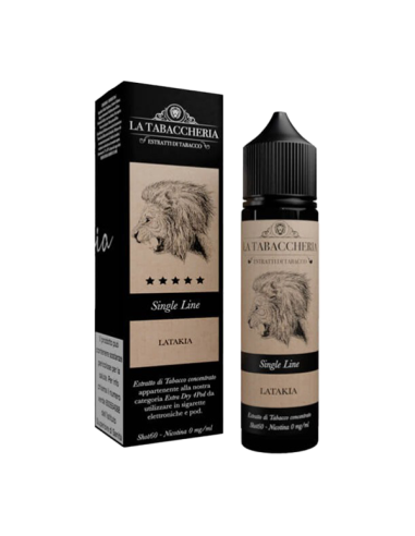 Latakia Extra Dry 4 Pod La Tabaccheria Liquid Shot 20ml Tobacco