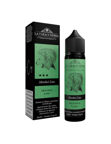 Menthol E-cig Extra Dry La Tabaccheria Liquido Shot 20ml