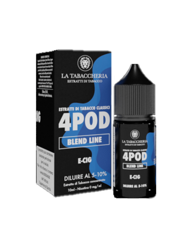 E-Cig 4pod Blend Line La Tabaccheria Aroma Concentrato 10ml