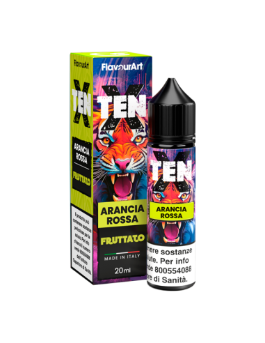 Arancia Rossa TenX Flavourart Liquido Shot 20ml