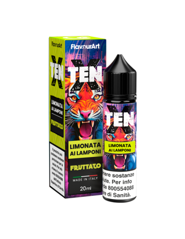 Limonata ai Lamponi TenX Flavourart Liquido Shot 20ml
