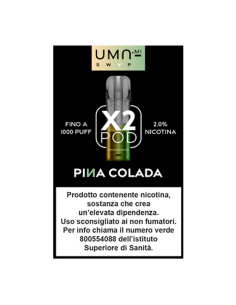 Pina Colada UMA.mi SWAP Pod Precaricate 2ml - 2 Pezzi