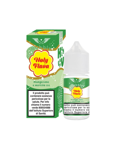 Mango Lime e Mirtillo Ice Bubbly Holy Flava Aroma mini Shot 10ml
