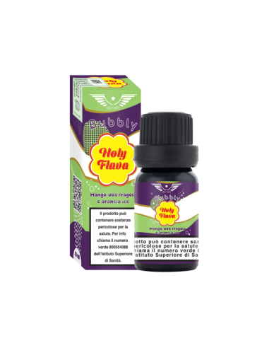 Mango Uva Fragola e Arancia Ice Bubbly Holy Flava Aroma Concentrato 10ml