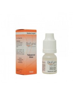 Tabacco Max Biofumo Liquido Pronto da 10 ml Aroma Tabaccoso