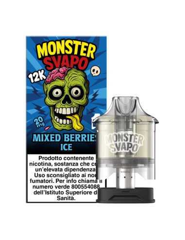 Mixed Berries Ice Pod Precaricata Monster Svapo 10ml