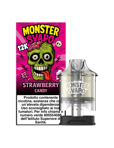 Strawberry Candy Pod Precaricata Monster Svapo 10ml