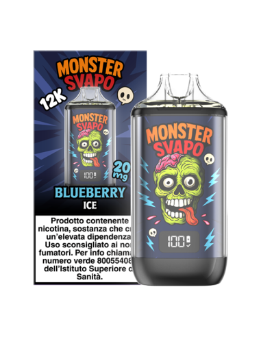 Monster Svapo Starter Kit  + Pod Precaricata Blueberry Ice