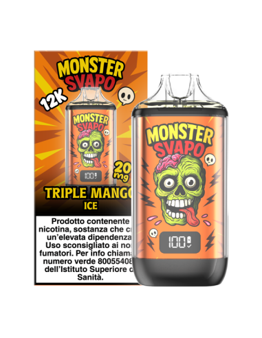 Monster Svapo Starter Kit  + Pod Precaricata Triple Mango Ice
