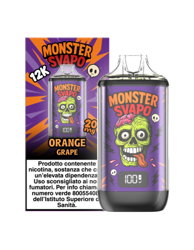 Monster Svapo Starter Kit  + Pod Precaricata Orange Grape