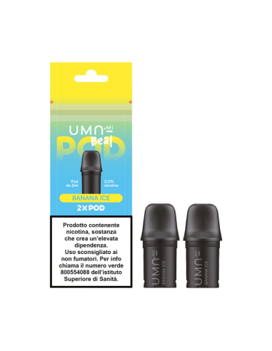 Banana Ice UMA.mi Beat Pod Precaricate 2ml - 2 Pezzi