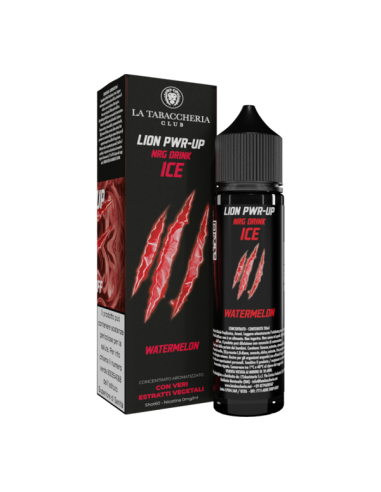 Watermelon Lion Pwr-Up Nrg Drink Ice La Tabaccheria Liquido Shot 20ml