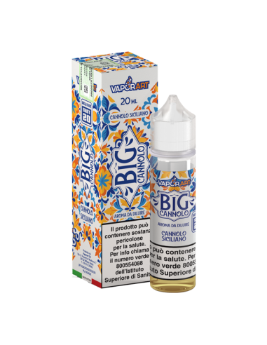 Big Cannolo Vaporart Liquido Shot 20ml
