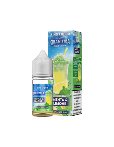 Menta & Limone Granitika King Liquid Liquido Mix and Vape 10ml