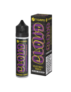 Gelato Nero e Vaniglia Cloud T-Svapo T-Star Liquido Mix and Vape 20ml