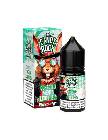 Confetto Menta Liquirizia Candy Rock Flavourart Aroma Mini Shot 10ml