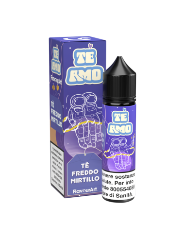 The Freddo Mirtillo Tè Amo Flavourart Liquido Shot 20ml