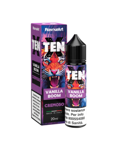 Vanilla Boom TenX Flavourart Liquido Shot 20ml