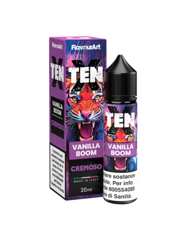 Vanilla Boom TenX Flavourart Liquido Shot 20ml