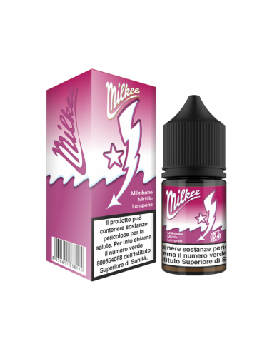 Milkshake Mirtillo Lampone Milkee High Voltage Flavourart Aroma mini Shot 10ml