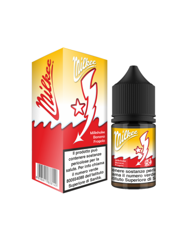 Milkshake Banana Fragola Milkee High Voltage Flavourart Aroma Mini Shot 10ml