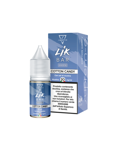 Cotton Candy Lik Bar Juice Suprem-e Liquido Pronto 10ml