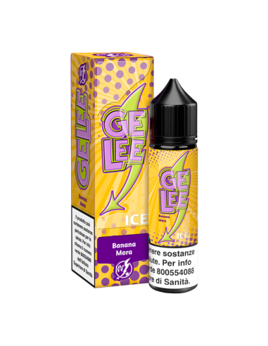 Gelée Banana Mora Ice High Voltage Flavourart Liquido Shot 20ml