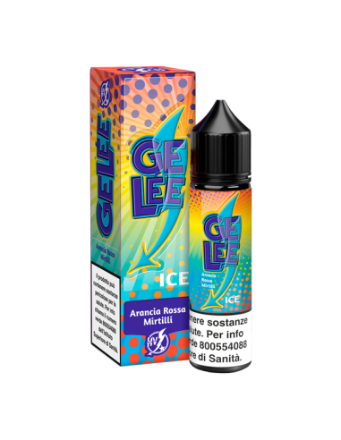Gelée Arancia Rossa Mirtilli Ice High Voltage Flavourart Liquido Shot 20ml