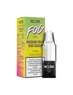 Passion Fruit Kiwi Guava Fog Pod Precaricata Noova 2ml