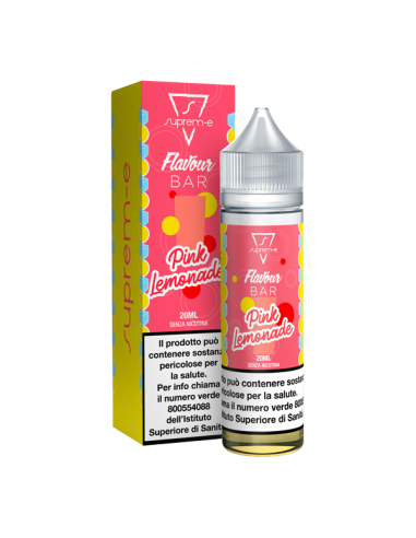 copy of Pink Lemonade Flavour Bar Suprem-e Liquid Shot 20ml