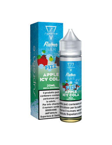Fizz Apple Icy Cola Flavour Bar Suprem-e Liquido Shot Mix 20ml