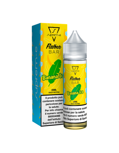 copy of Banana Ice Flavour Bar Suprem-e Liquid Shot 20ml Banana