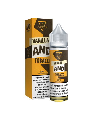 Vanilla AND Tobacco Suprem-e Liquido Shot Mix 20ml