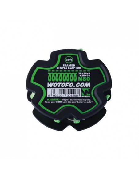Framed Stample Clapton Wire 28+38*9+28+36 N80 Wotofo Filo Resistivo per Atomizzatori Rigenerabili