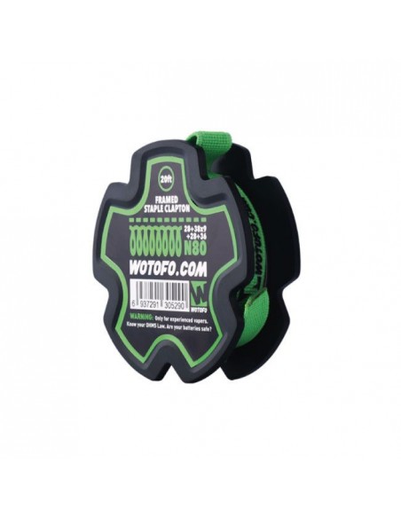Framed Stample Clapton Wire 28+38*9+28+36 N80 Wotofo Filo Resistivo per Atomizzatori Rigenerabili