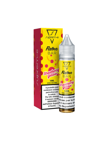 Strawberry Yellow Flavour Bar Suprem-e Liquido Mini Shot Mix 10ml