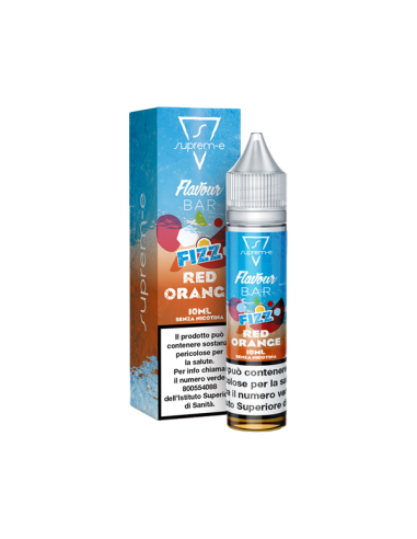 Fizz Red Orange Flavour Bar Suprem-e Liquido Mini Shot Mix 10ml